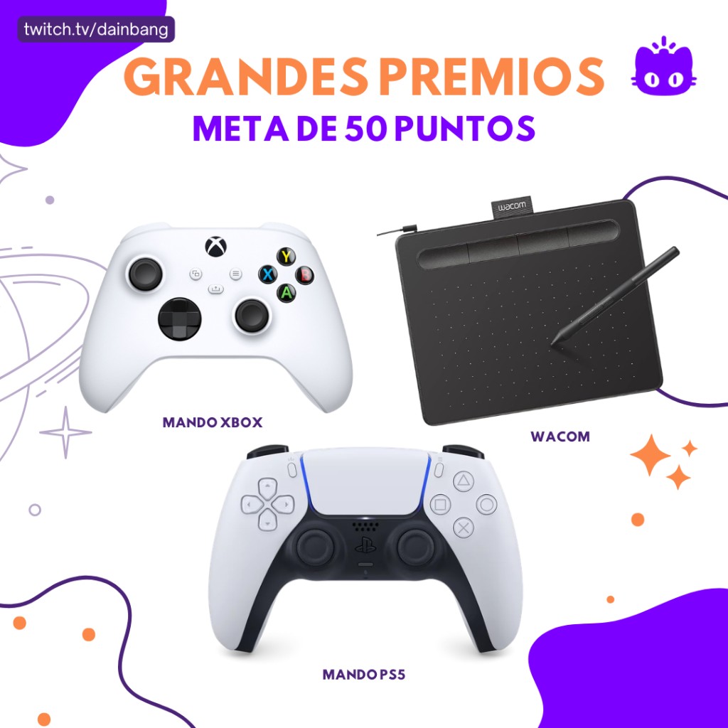 Grandes premios — Meta de 50 puntos
